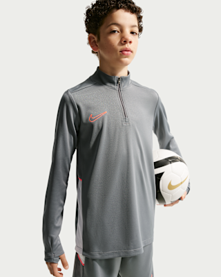 Nike Academy Dri-FIT Uzun Kollu Çeyrek Fermuarlı Genç Çocuk Futbol